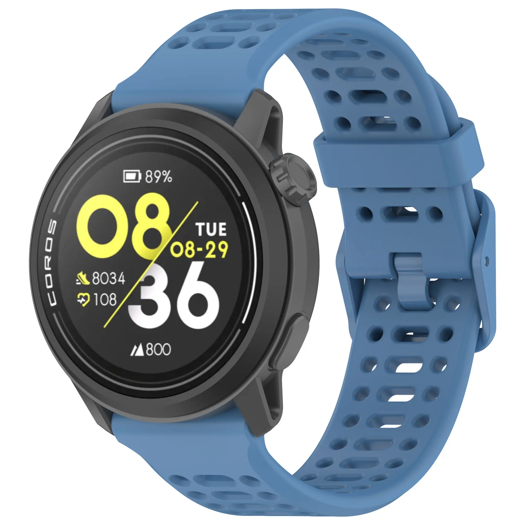 Picture of 20mm Silicone Sports Strap Breathable Durable & Stylish Wristband for Smartwatches & Traditional Watches (Premium Blue,Not Specified)