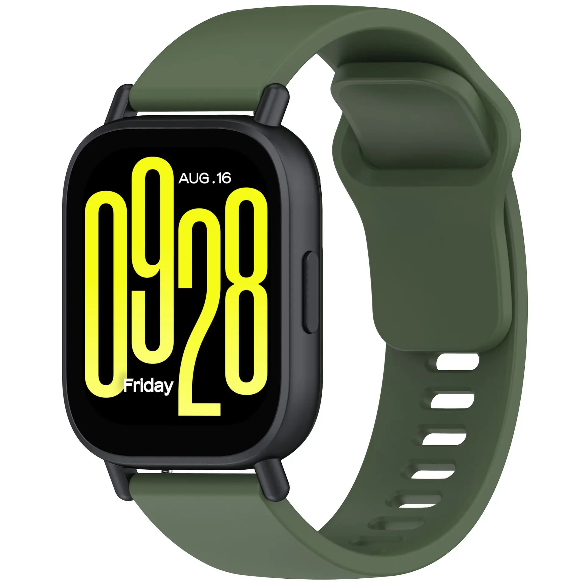 Picture of 22mm Silicone Strap for Smartwatches Compatible with Redmi Watch 5 Lite & Redmi Watch 5 Active (Army Green,Not Specified)