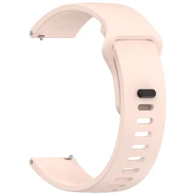 Picture of 22mm Silicone Strap for Smartwatches Compatible with Redmi Watch 5 Lite & Redmi Watch 5 Active (Light Pink,Not Specified)