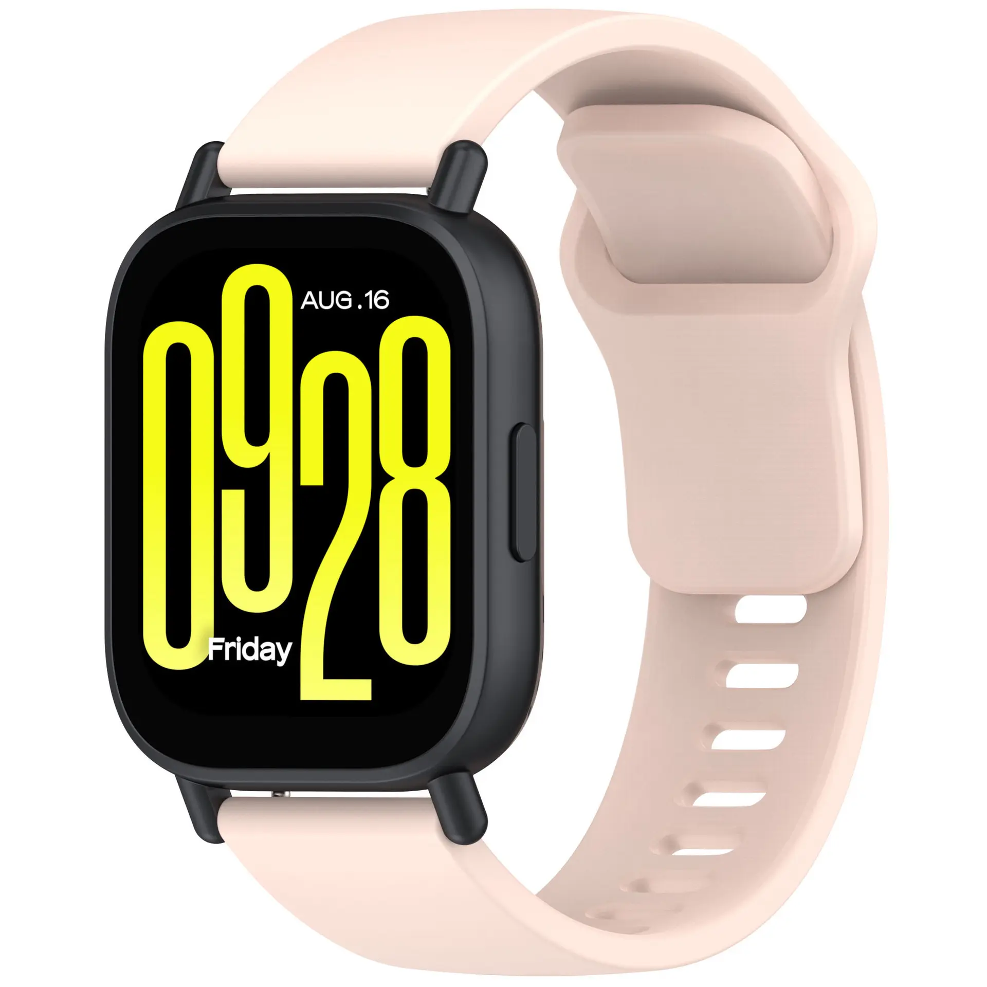 Picture of 22mm Silicone Strap for Smartwatches Compatible with Redmi Watch 5 Lite & Redmi Watch 5 Active (Light Pink,Not Specified)