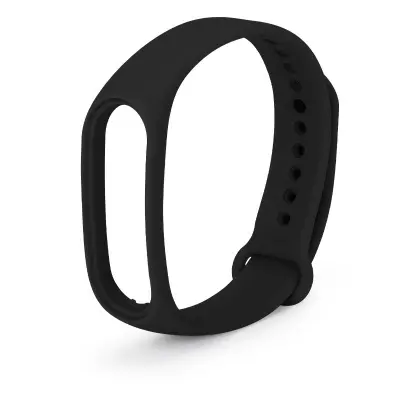 Picture of Mi Band 5/6/7 Replacement Silicone Strap – Soft, Colorful & Comfortable Wristband for Xiaomi Smartwatch, suitable for Men & Women (Black,Not Specified)