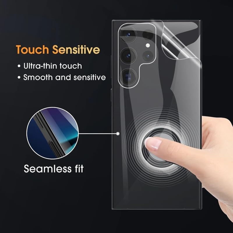 Picture of Samsung Galaxy S23 FE 5G TPU Protective Film Hydrogel Front Poly Protector Screen Protector Anti-Shatter / High Definition (Front Poly)
