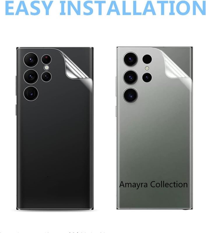 Picture of Samsung Galaxy S24 Ultra 5G Full HD Crystal Clear Back Shield Protection Back Screen Protector (Back Poly)