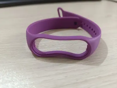 Picture of Mi Band 5/6/7 Replacement Silicone Strap – Soft, Colorful & Comfortable Wristband for Xiaomi Smartwatch, suitable for Men & Women (Purple,Not Specified)