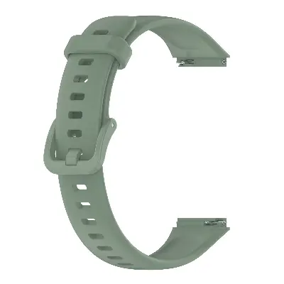 Picture of Huawei Band 7 Silicone Sport Strap – Premium Multicolor Replacement Wristband for Huawei Smartwatch - Soft, Durable & Comfortable (Gray Green,Not Specified)