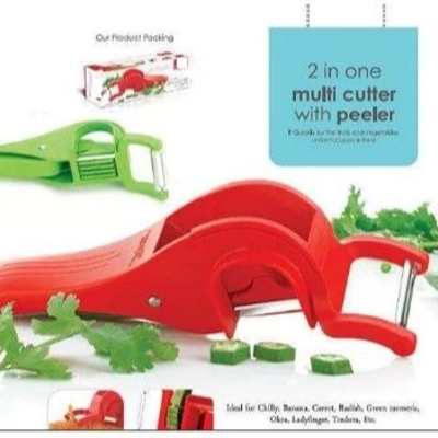 Picture of 2 In 1 Multi-Cutter With Peeler Multifuntion use -Multicolor
