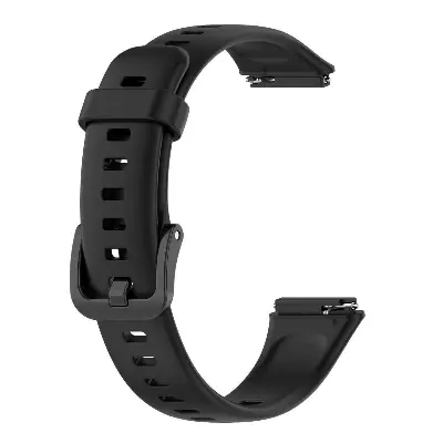 Picture of Huawei Band 7 Silicone Sport Strap – Premium Multicolor Replacement Wristband for Huawei Smartwatch - Soft, Durable & Comfortable (Black,Not Specified)