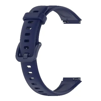 Picture of Huawei Band 7 Silicone Sport Strap – Premium Multicolor Replacement Wristband for Huawei Smartwatch - Soft, Durable & Comfortable (Midnight Blue,Not Specified)