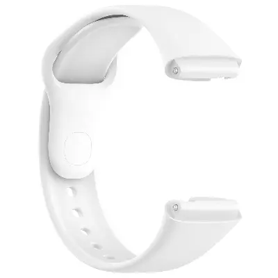 Picture of Redmi Watch 3 Active & Watch 3 Lite Silicone Sport Replacement Strap – Soft, Durable & Multicolor Design (White,Not Specified)