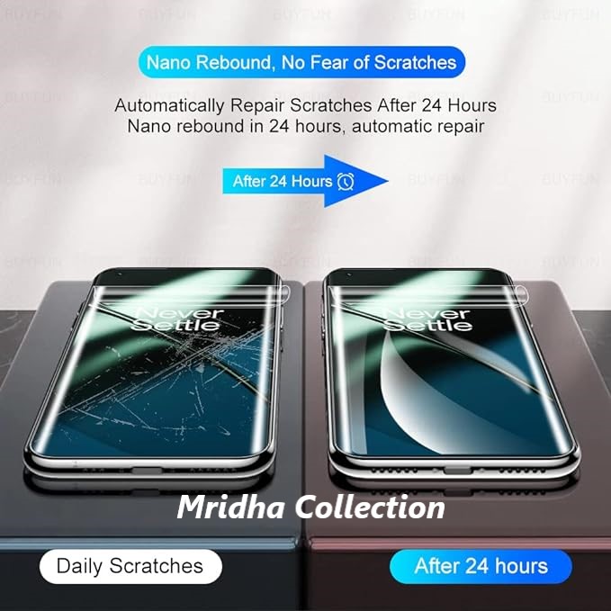 Picture of Realme Narzo 60 Pro 5G TPU Protective Film Hydrogel Front Poly Protector Screen Protector Anti-Shatter / High Definition (Front Poly)
