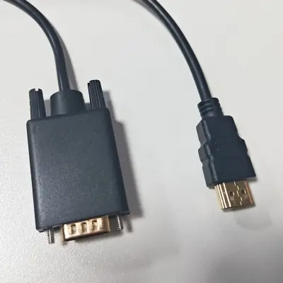 Picture of Premium 6ft HDMI to VGA Adapter Cable – Full HD 1080p Converter for Laptop, PC, Monitor & Projector (Black)