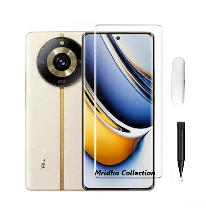 Picture of 2in1 Protector Combo Pack for Realme Narzo 60 Pro 5G (A+ GRADE) UV Glass Screen Protector+ 9h Camera Glass Protector