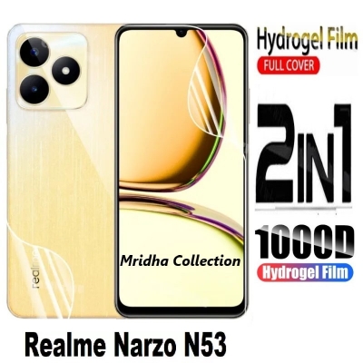 Picture of 2in1 Protector Combo Pack for Realme Narzo N53 (RMX3761) (Front Hydrogel Protector Poly+Back Hydrogel Protector Poly)
