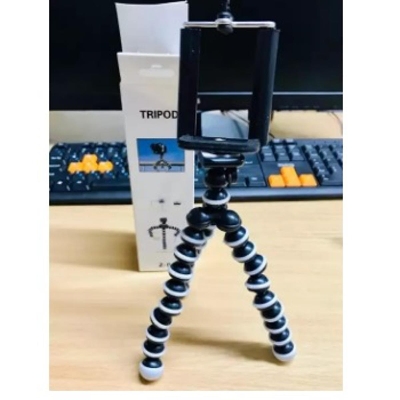 Picture of Gorilla Z-01 Octopus Tripod Stand with Phone Holder Clip Phone Camera Z01 -Black