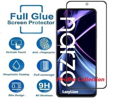 Picture of Realme Narzo N55 Premium Full Coverage Glass Protector Tempered Glass Screen Protector 9H Hardness Full Coverage
