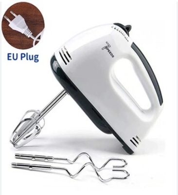 Picture of Professional Electric Egg Beater 7 Speed Controller cake cream and hand Mixer -White
