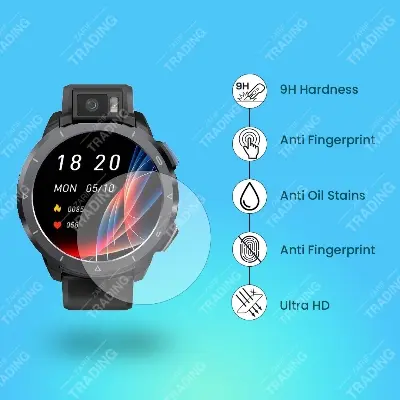 Picture of KOSPET Optimus 2 Smartwatch Tempered Glass Screen Protector – 9H Hardness, Ultra Clear, Anti-Scratch & Anti-Fingerprint Guard (1 Pcs)