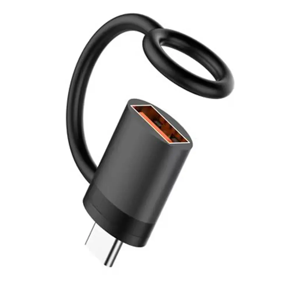 Picture of LDNIO LC280 USB-C Male to Lightning Female Adapter – 10Gpbs Fast Charging for iPhone & iPad (Black)