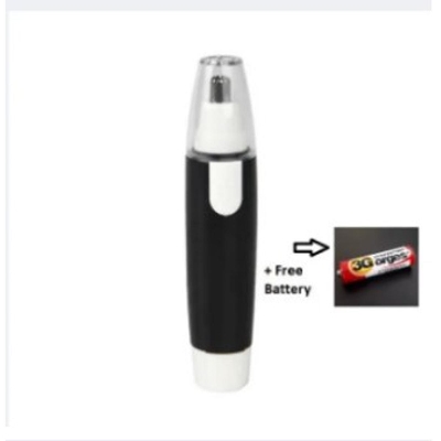 Picture of Nose Ear Hair Trimmer Stainless Steel Blade , Shaving And Unwanted Hair Removal Electric Trimmer -White