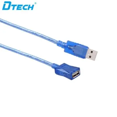 Picture of DTECH USB Extension Cable 5M – High Speed Male to Female Data Transfer Wire for PC, Laptop & Gaming (Blue)