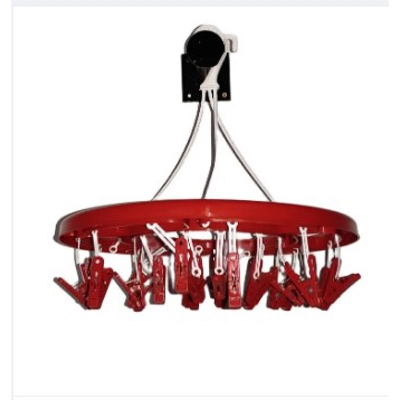 Picture of Clip 24 clip of Round Hanger Cloth -Red