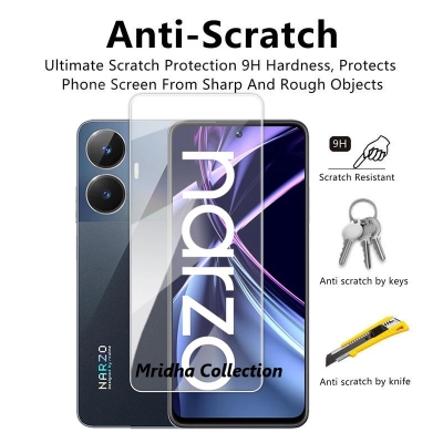 Picture of 2in1 Protector Combo Pack for Realme Narzo N55 (Clear Screen Protector Glass+Camera Lens Protector)