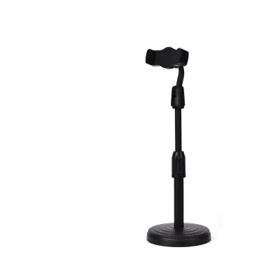 Picture of Adjustable Mobile Stand Holder for Desk | Strong Base Phone Holder for Online Class, Video Call & Gaming (Black)