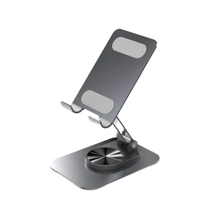 Picture of Phone Stand for Desk – 360° Rotating, Adjustable & Foldable Holder (Black)