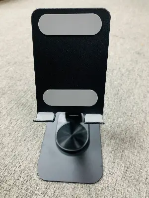 Picture of Phone Stand for Desk – 360° Rotating, Adjustable & Foldable Holder (Black)