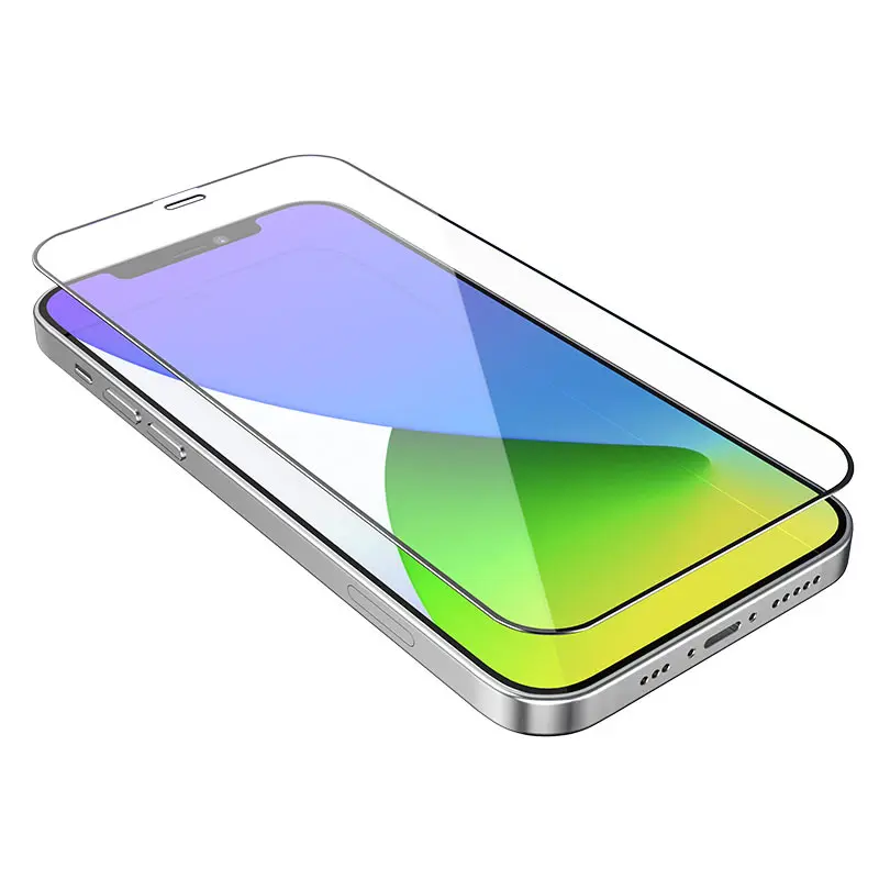 Picture of KUZOOM Premium Tempered Glass Screen Protector for iPhone 12/ iPhone12 Pro – Shatterproof & Full Coverage (iPhone 12 /12Pro)