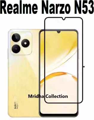 Picture of 3in1 Protector Combo Pack for Realme Narzo N53 (RMX3761) (5d Full Screen Protector Glass+Back Hydrogel Protector Poly+9h Camera Lens Protector)