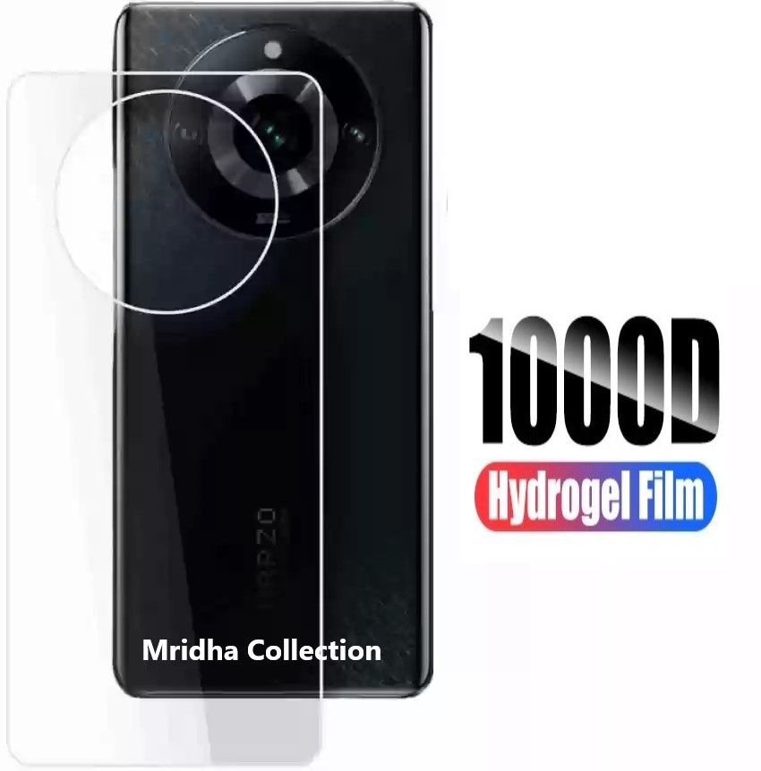 Picture of 3in1 Protector Combo Pack for Realme Narzo 60 5G (Rinboo Full Screen Protector Glass + Back Hydrogel Protector Poly + Camera Lens Protector)