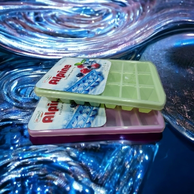 Picture of Ice Cube Maker Tray 21 Grid BP Ice Box For Freezing -Multicolor