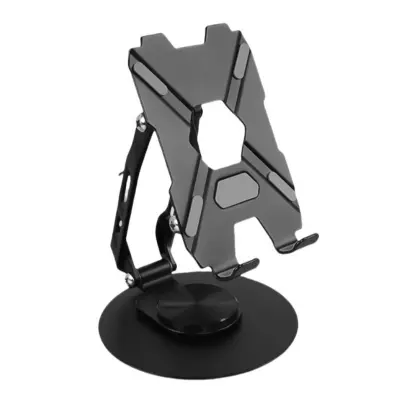 Picture of L3T Adjustable Metal Desk Phone Holder – Flexible Stand for Mobile & Tablet (Grey)
