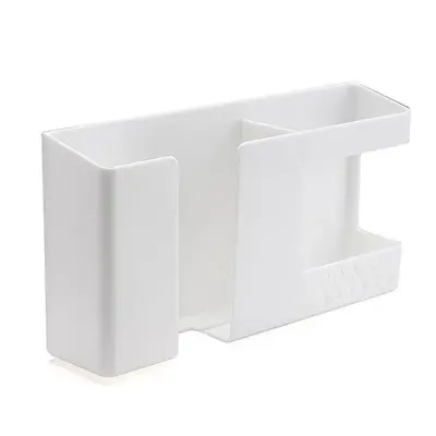 Picture of Wall Mounted Multipurpose Storage Box SMALL/MEDIUM/LARGE | Remote & Mobile Phone Holder | Pen Organizer for Home & Office | Multi Colour (Large)