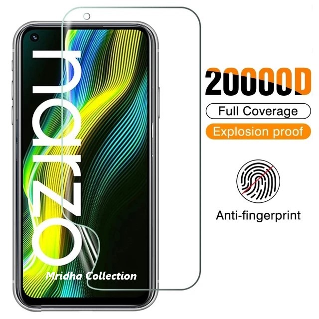 Picture of 2in1 Protector Combo Pack for Realme Narzo N55 (Front Hydrogel Screen Protector Poly+9h Camera Lens Protector)
