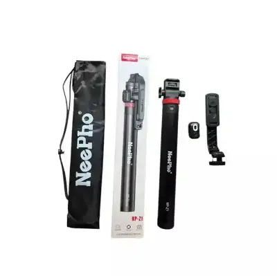 Picture of NeePho NP-Z1 2.1M Live Broadcast Tripod with Remote & Video Light – For Mobile & Camera (Black)