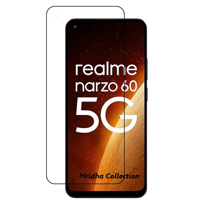 Picture of 2in1 Protector Combo Pack for Realme Narzo 60 5G (5d Full Screen Protector Glass + Camera Lens Protector)