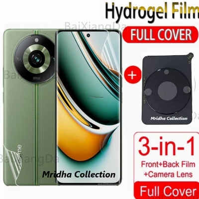 Picture of 3in1 Protector Combo Pack for Realme Narzo 60 Pro 5G (Front Hydrogel Screen Protector Poly+Back Hydrogel Poly Protector+Camera Lens Protector)