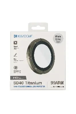 Picture of KUZ00M 99AR HD Titanium Camera Lens Protector for iPhone 12 Pro – Anti-Scratch, Waterproof, Ultra HD Clarity (iPhone 12 Pro)