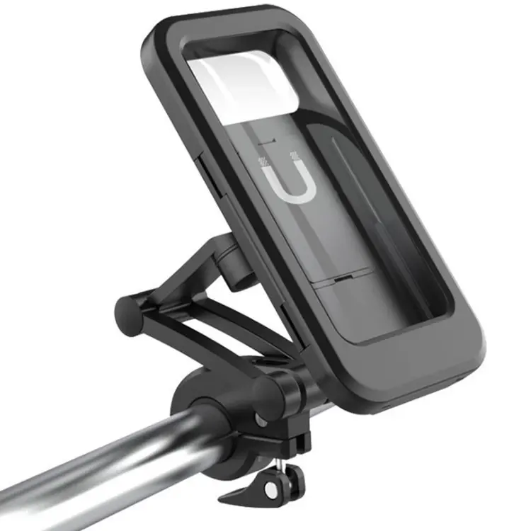 Picture of Waterproof Motorcycle Mobile Holder – Rainproof Phone Mount Case (Black)