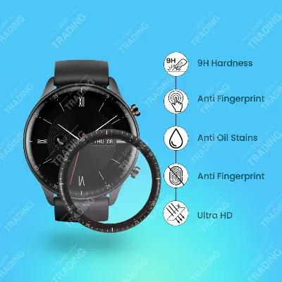 Picture of Amazfit GTR 2 eSIM PMMA Screen Protector Full Coverage HD Clear Hard Flexible Anti Scratch Film (1 Pcs)