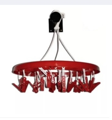 Picture of Round Hanger cloth clip 24 Clip - Hanger - Red -Red