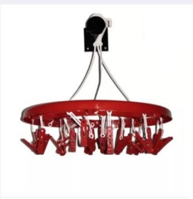 Picture of Round Hanger cloth clip 24 Clip - Hanger - Red -Red