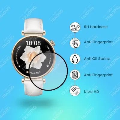 Picture of Huawei Watch GT 4 41mm 46mm Screen Protector PMMA Full Coverage HD Clear Anti Scratch Flexible Soft Film (Huawei GT4 41mm 1Pcs)