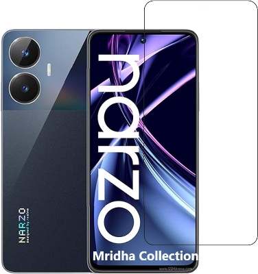 Picture of 3in1 Protector Combo Pack for Realme Narzo N55 (Clear Screen Protector Glass+Back Hydrogel Protector Poly+9h Camera Lens Protector)