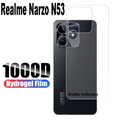 Picture of 2in1 Back Protector Combo Pack for Realme Narzo N53 (RMX3761) (Back Hydrogel Poly Protector+Camera Lens Protector)