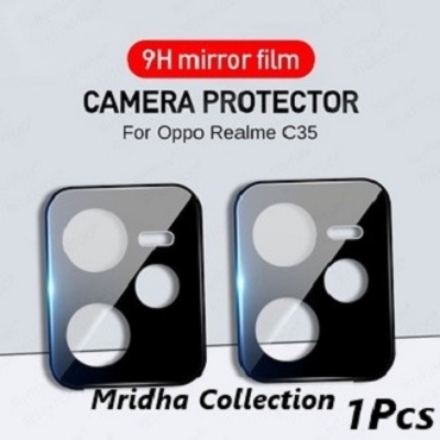Picture of Realme C35 Back 9H Full Camera Lens Protector Rear 9H 3D Camera Lens Protector,Upgraded HD,Clear Scratch Resistant [With Photo Friendly Flash Cut]