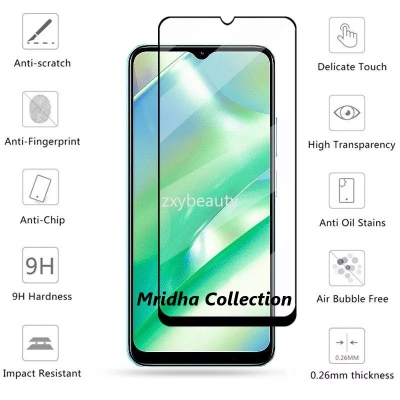 Picture of Realme C35 Premium Full Coverage Glass Protector Tempered Glass Screen Protector 9H Hardness