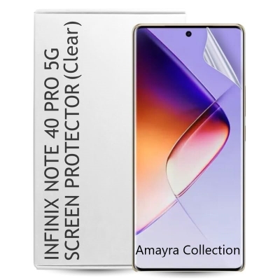 Picture of 2in1 Protector Combo Pack for Infinix Note 40 Pro 5G (Front Hydrogel Screen Protector Poly + Camera Lens Protector)